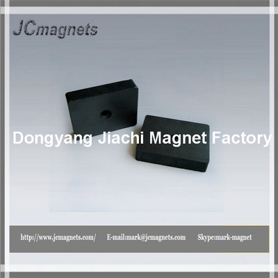 China cermice/ferrite block magnet with hole supplier