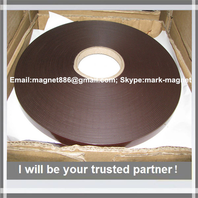 China Magnetic strip; Flexible rubber magnet strip  Магнитная лента 25,4 тип А и B с клеевым слоем Extra (Tesa) supplier