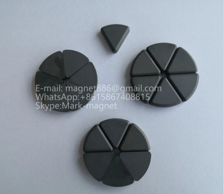 China Triangle Section Core Ferrite Curie Point 500℃ for 0.1 MHz - 100 GHz Microwave Applications supplier