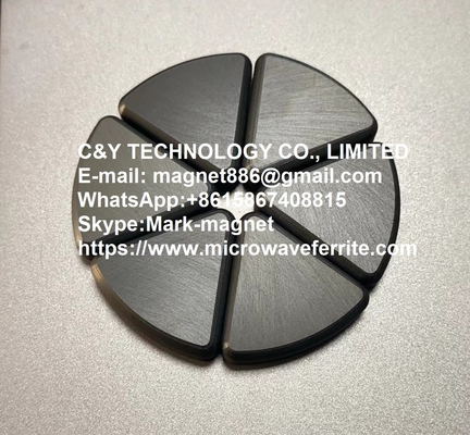 China Temperature Stable Microwave Ferrite Triangle Core 500℃ Curie Point Spinwave Widthline. supplier