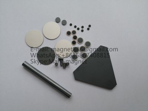 China Customizable Microwave ferrite with Curie Point 500℃ Low Dielectric Loss Garnet or Spinel supplier