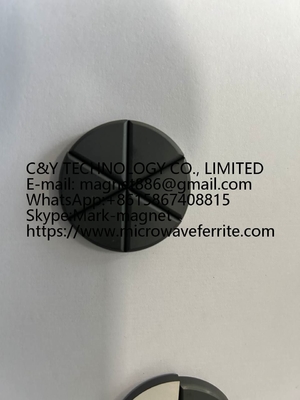 China Microwave ferrite Spin Wave Line 500.C Curie Point Garnet Ferrite Or Spinel Magnetization supplier