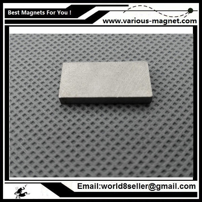 China SmCo Magnet Block 40.5x15.5x3mm YXG30H, 350degree C High Temperature Mortor Magnet Permanent Rare Earth Magnets for Oil supplier
