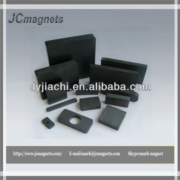 Ceramic Magnets Block 6 x 4 x 0.5, Package of 1 Hard Ferrite Magnet