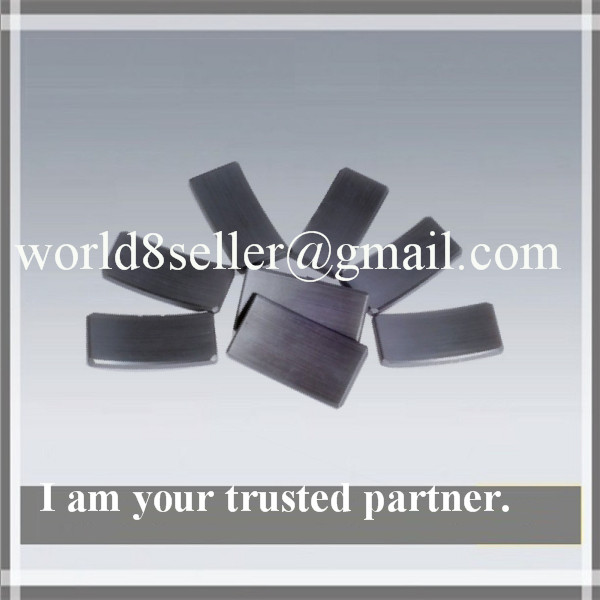 Permanent brittle and hard Ferrite Magnets ring , arc , cylindrical for Speaker
