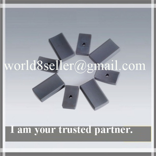 Permanent brittle and hard Ferrite Magnets ring , arc , cylindrical for Speaker