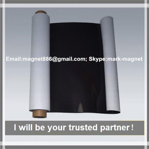 Roll flexible rubber magnet Магнитный винил 0,4мм без клеевого слоя (0,62м х 60м)