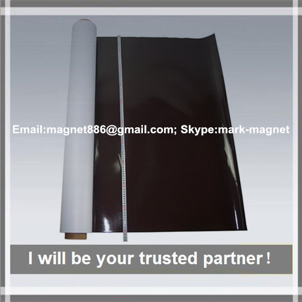 Promotional rubber magnet composite permanent strong rubber rolls magnet/flexible fridge magnet sheet