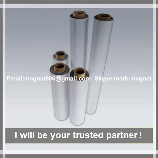 Magnetic sheet; Flexible rubber magnet roll Бумага магнитная для струйных принтеров в рулонах