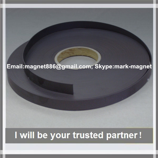Magnetic strip; Flexible rubber magnet strip Магнитная лента 12,7 тип А и B без клеевого слоя