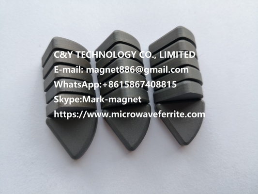 China Curie Point Ferrite Triangle Microwave Core with Low Dielectric Loss supplier
