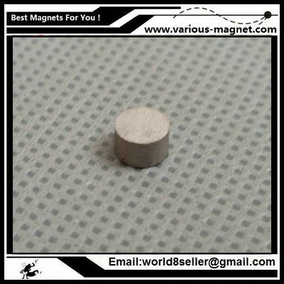 China S30A SmCo Micro Magnet Diameter 5x3 mm Grade YXG30H 350 Degree C High Temperature Permanent Rare Earth Magnets supplier