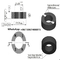 Water Meter Magnetic Ring Small Ferrite Multipole Magnetic Ring For Water Meter Gear D8*D4.5*2.4 supplier